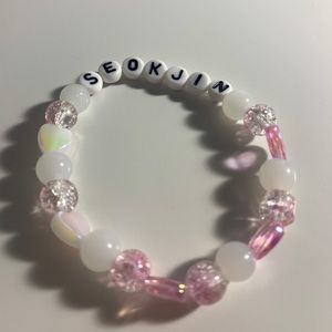 Handmade seokjin themed bracelet